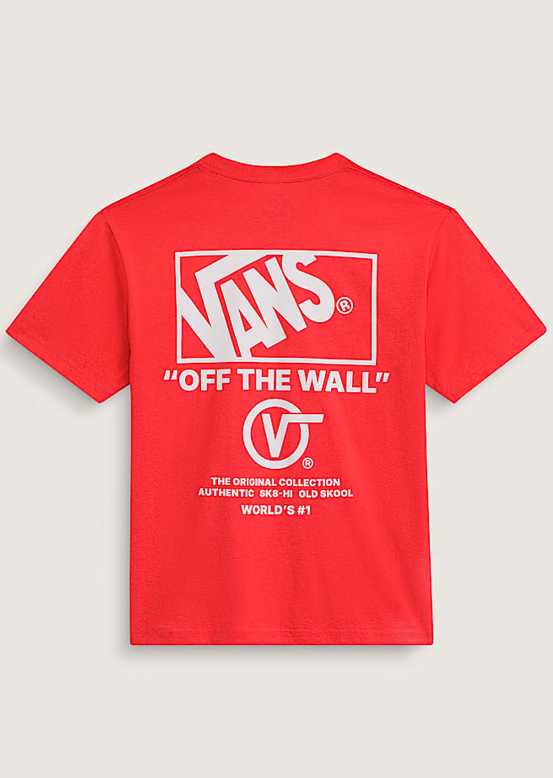 Vans Men's Stacked Hi T-Shirt Crimson Haze