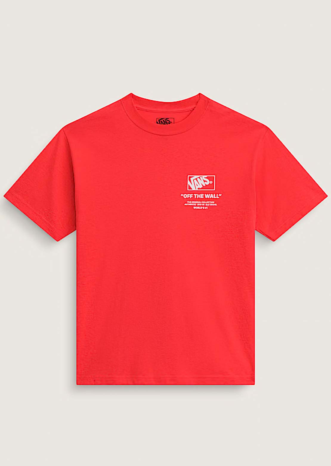 Vans Men's Stacked Hi T-Shirt Crimson Haze