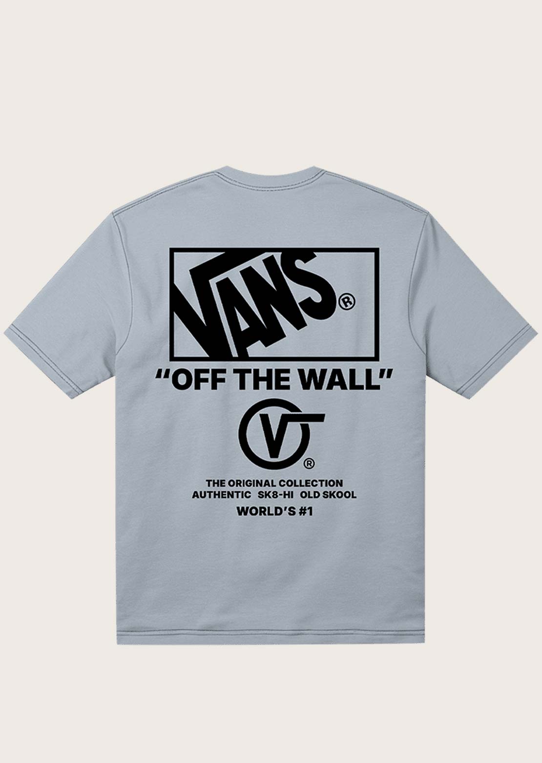 Vans Men's Stacked Hi T-Shirt Dawn Mist