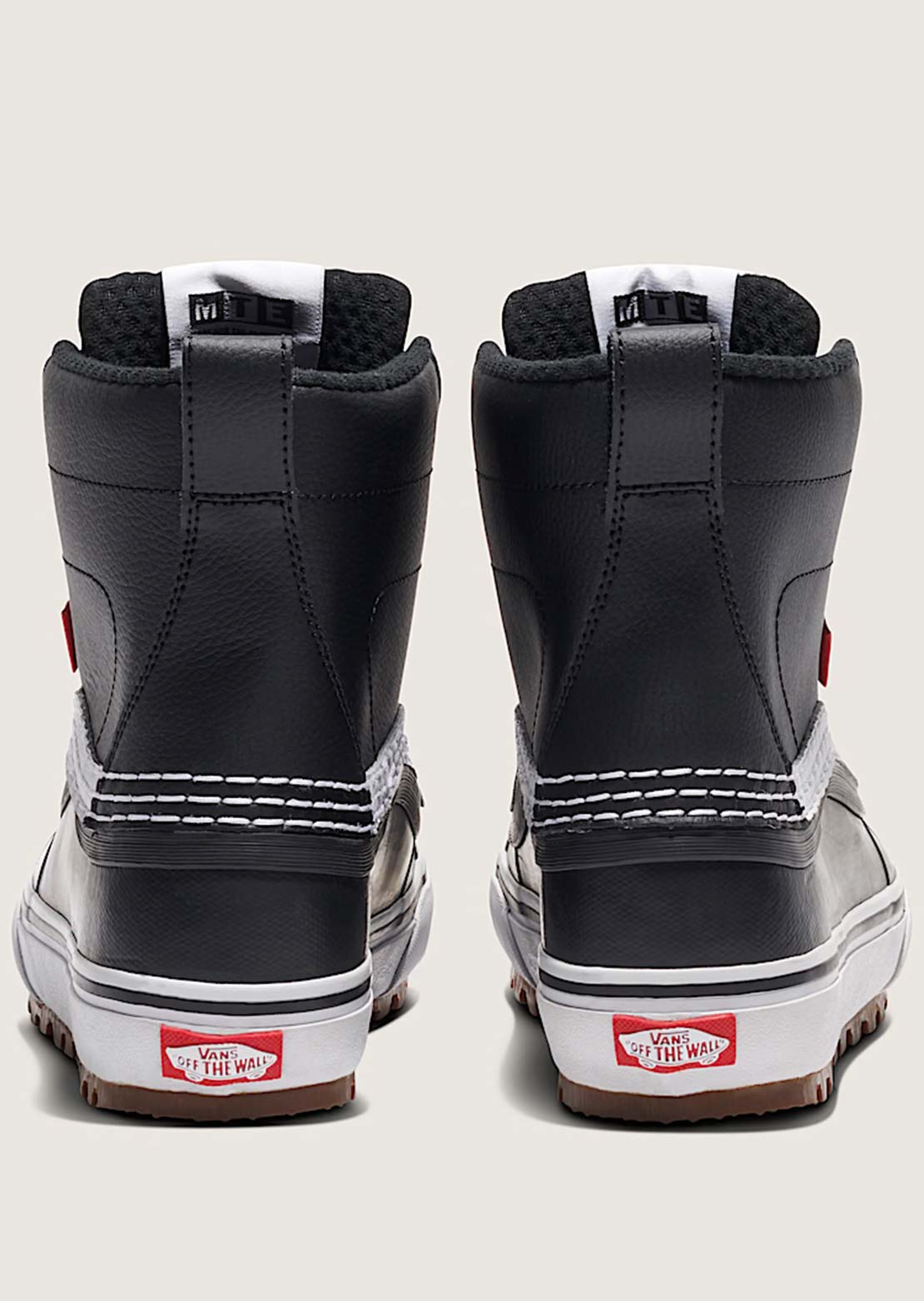 Vans Men's Standard MID Waterproof Shoes Black/White