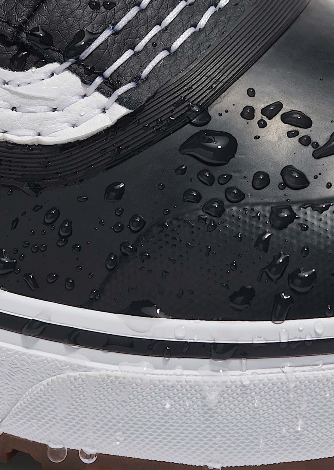 Vans Men's Standard MID Waterproof Shoes Black/White