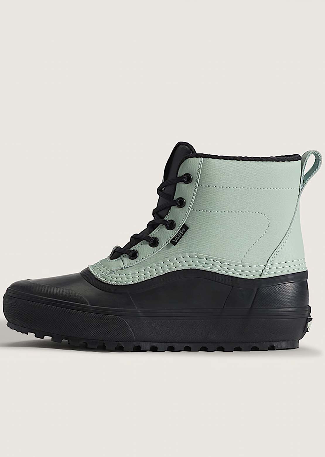 Vans Men's Standard MID Waterproof Shoes Gray Olive
