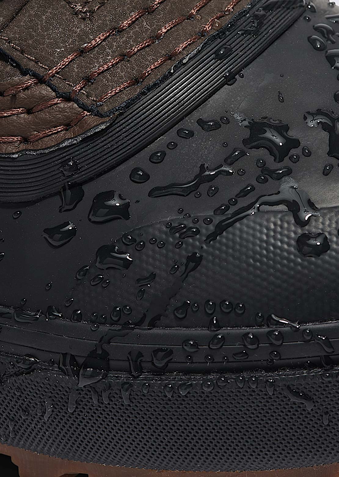 Vans Men's Standard Zip Waterproof Shoes Brown/Black
