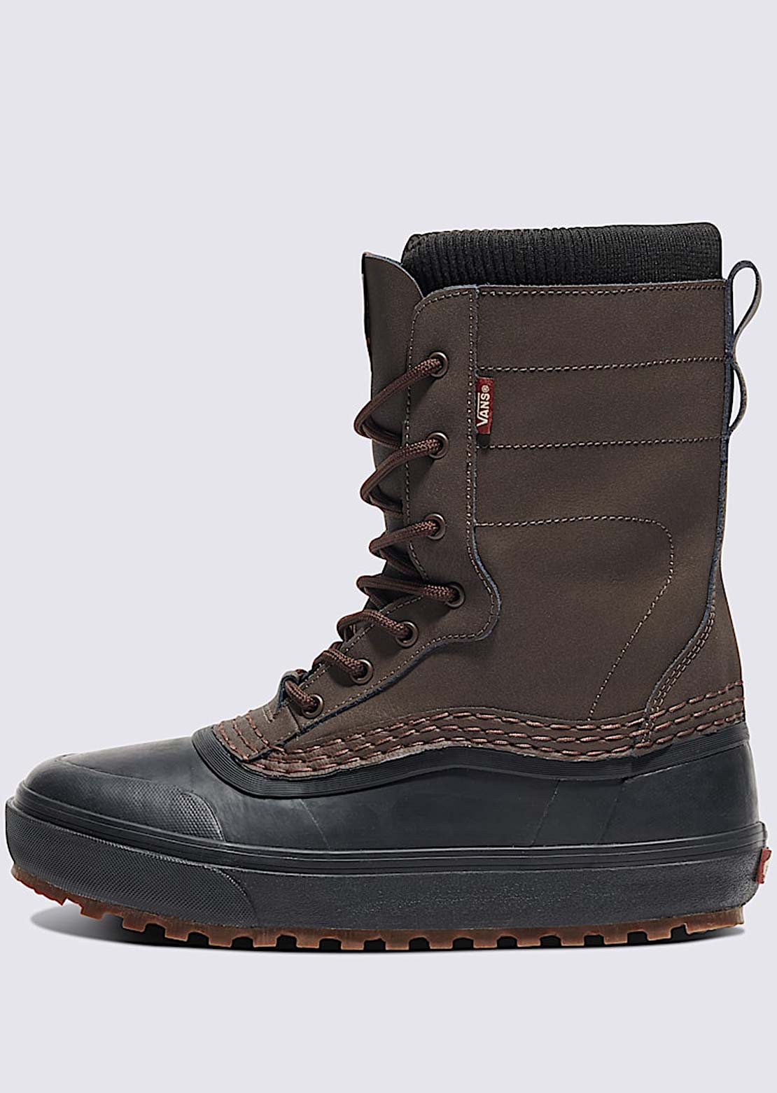Vans Men's Standard Zip Waterproof Shoes Brown/Black