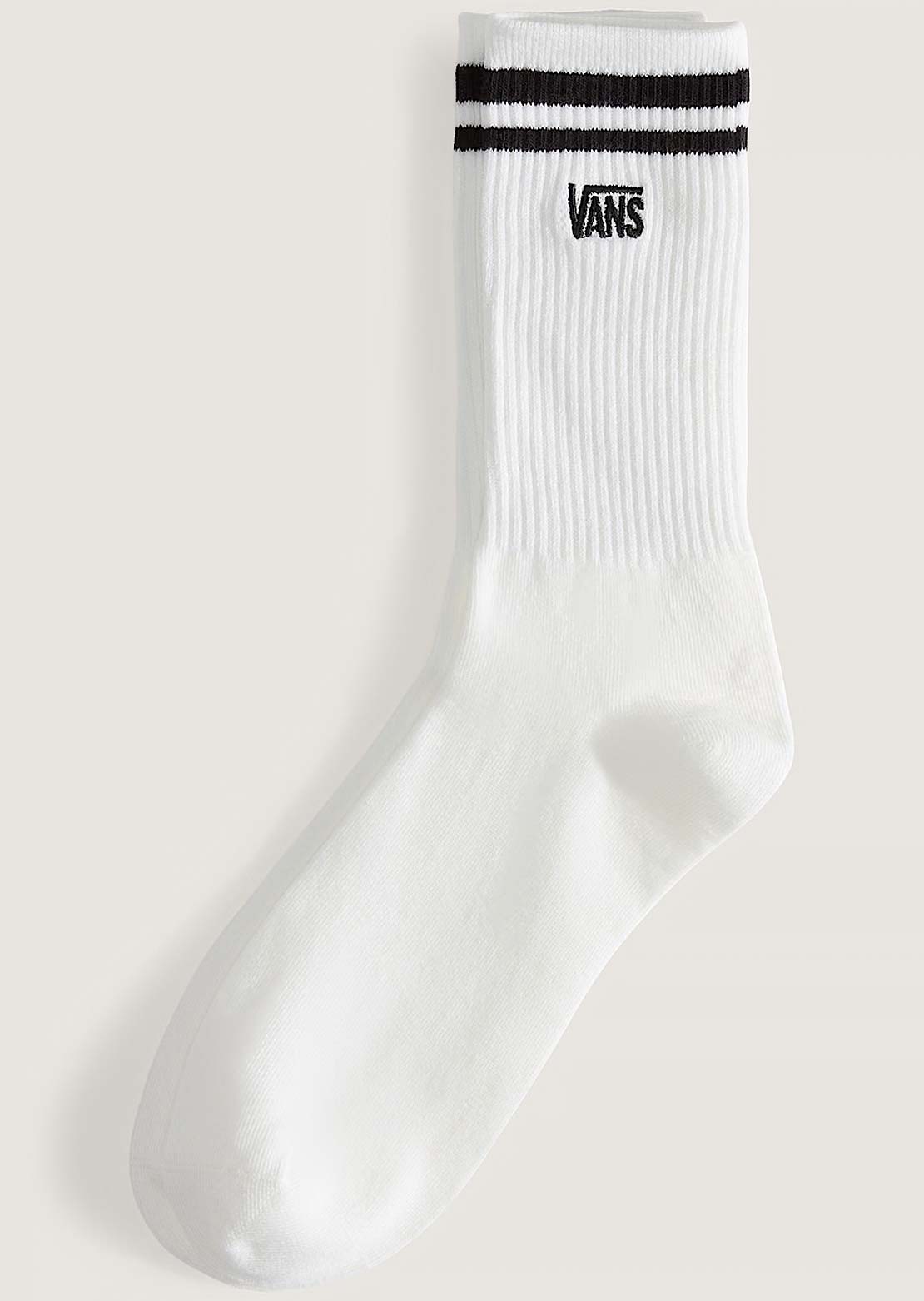 Vans Men's Stretch Logo Crew Socks White