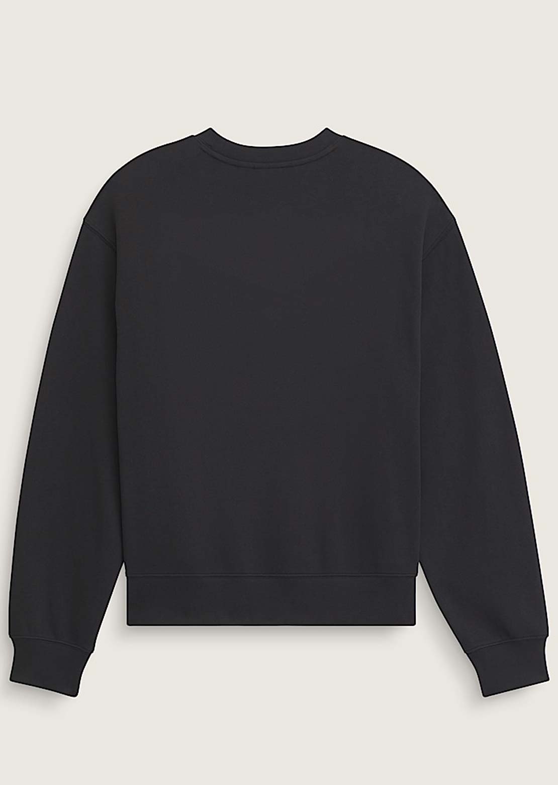 Vans Men's Stretch Logo Crewneck Sweatshirt Black/White