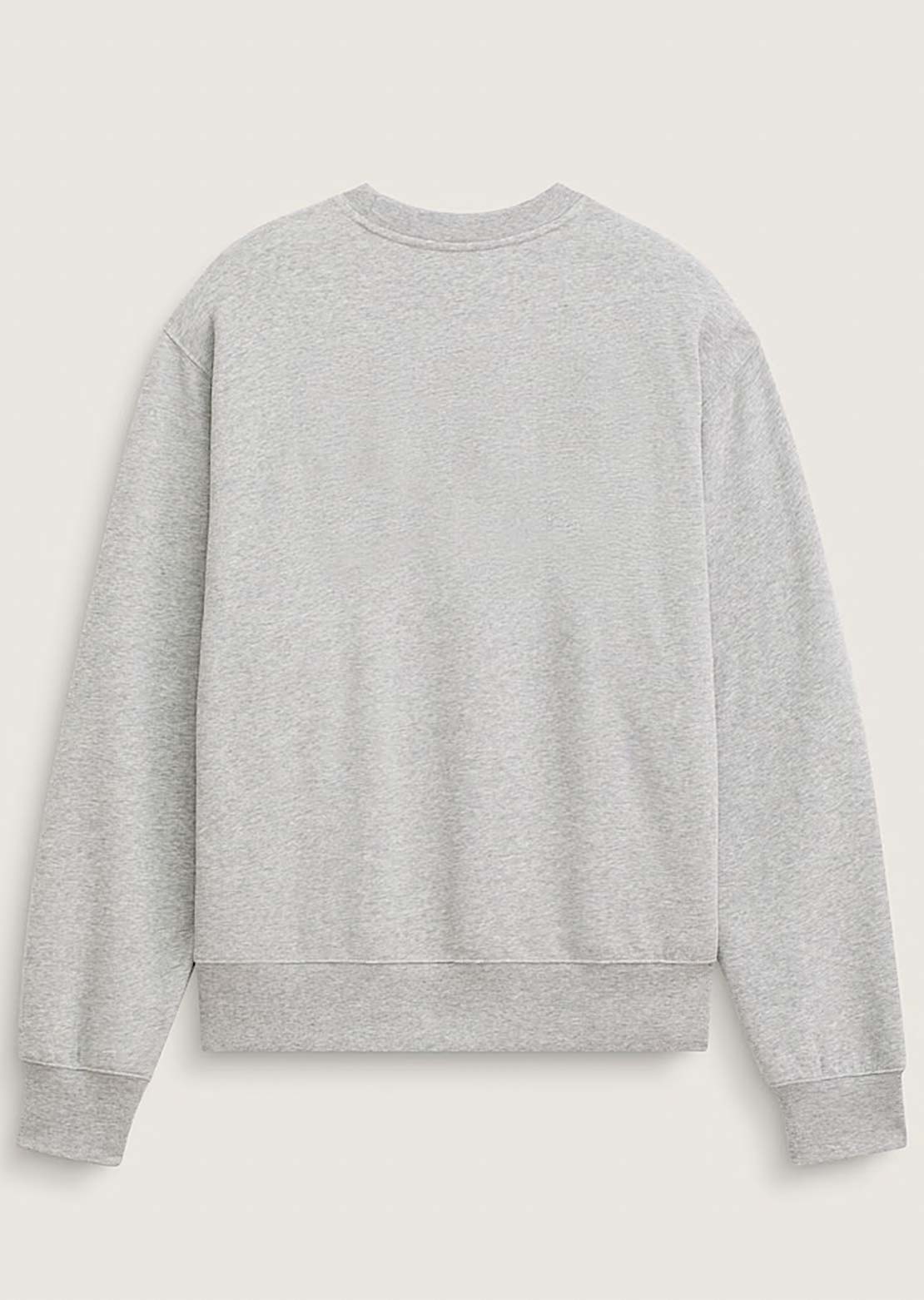 Vans Men's Stretch Logo Crewneck Sweatshirt Cement Heather