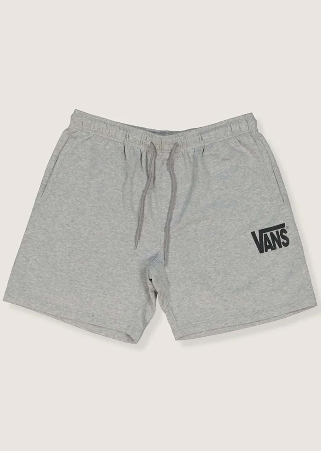 Vans Men's Stretch Logo Fleece Shorts Cement Heather
