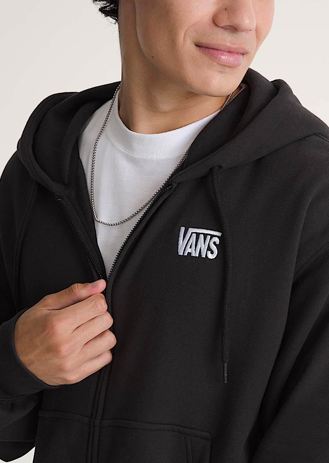 Vans Men's Stretch Logo Full Zip Hood