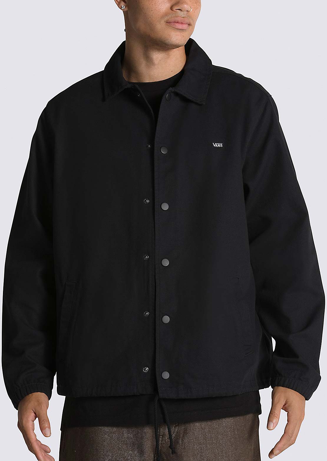 Vans Men&#39;s Torrey Canvas Coach Jacket Black