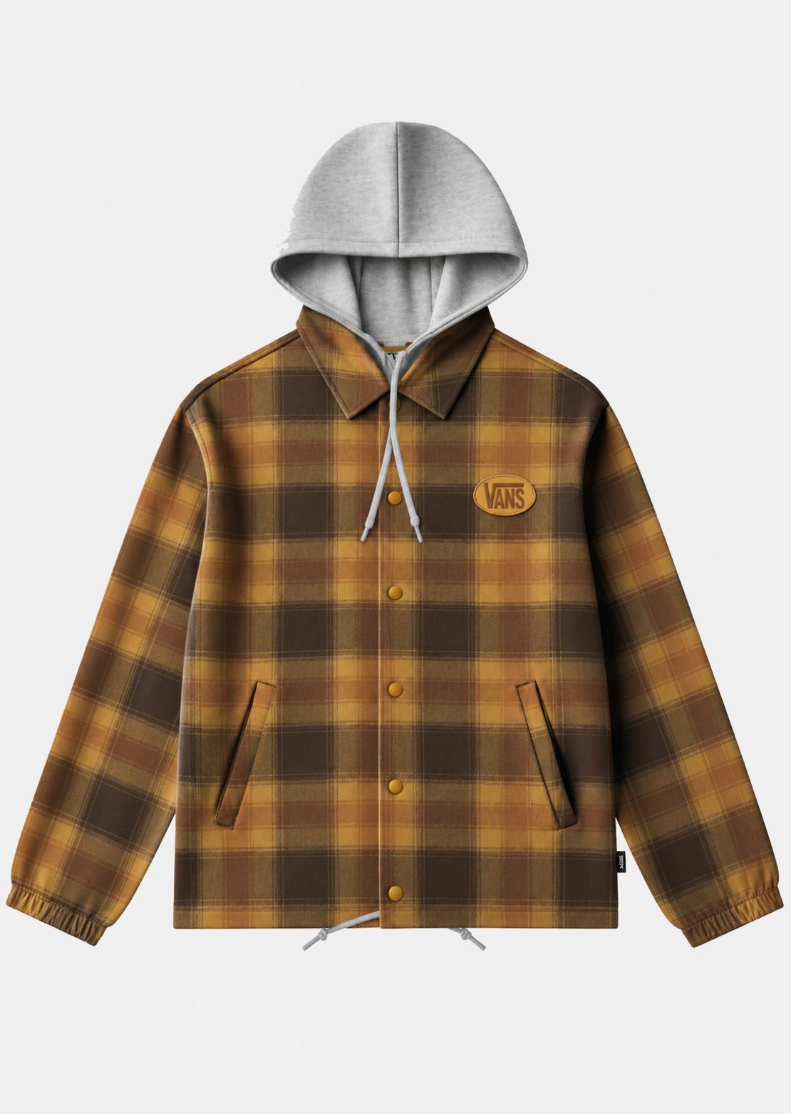 Vans Men's Torrey Coaches Flannel Jacket Demitasse