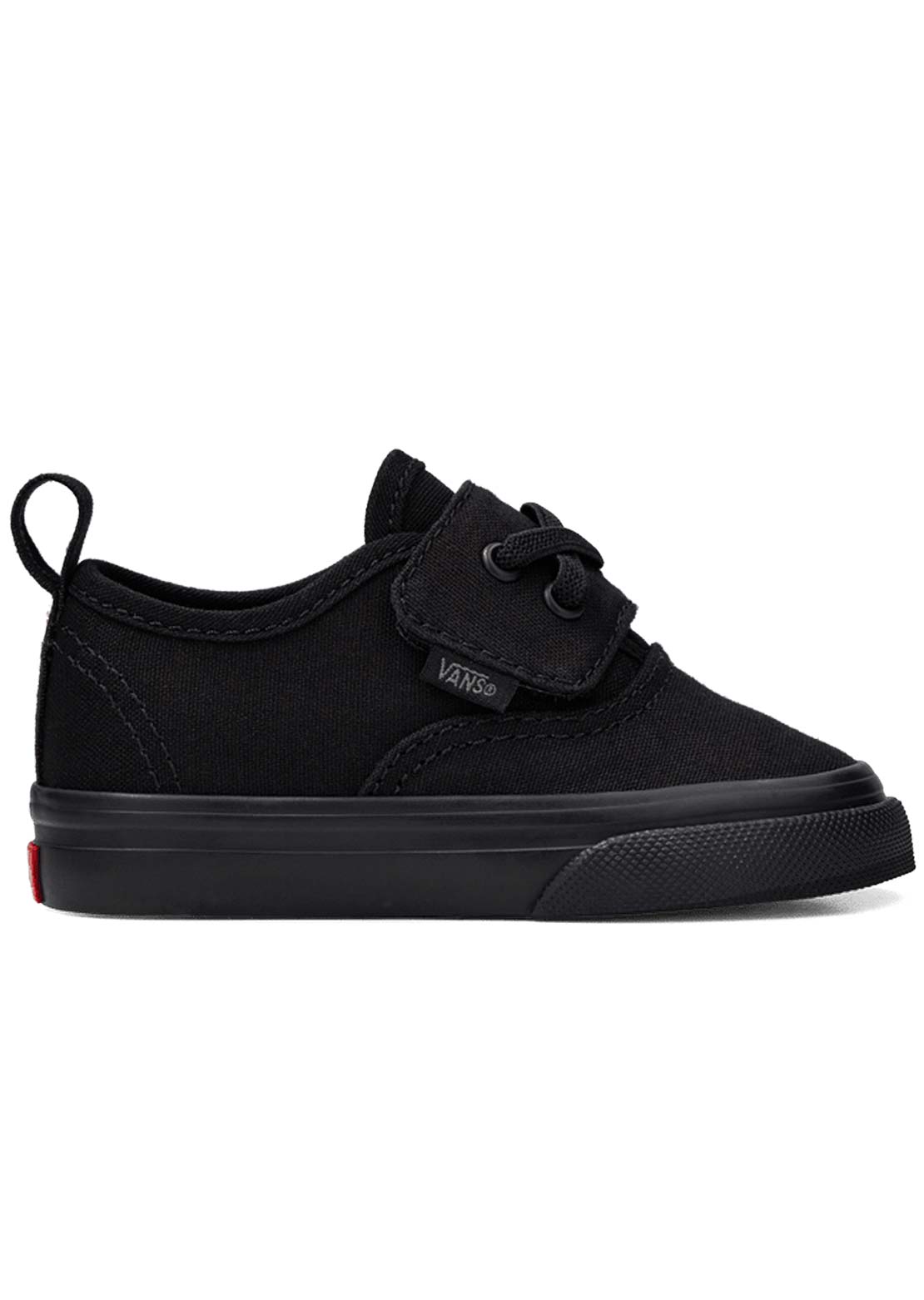 Vans Toddler Authentic Elastic V Shoes Black/Black