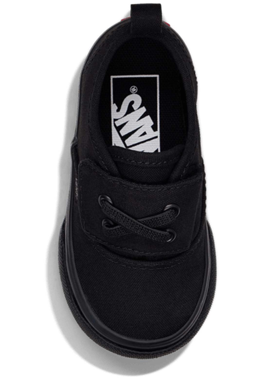 Vans Toddler Authentic Elastic V Shoes Black/Black