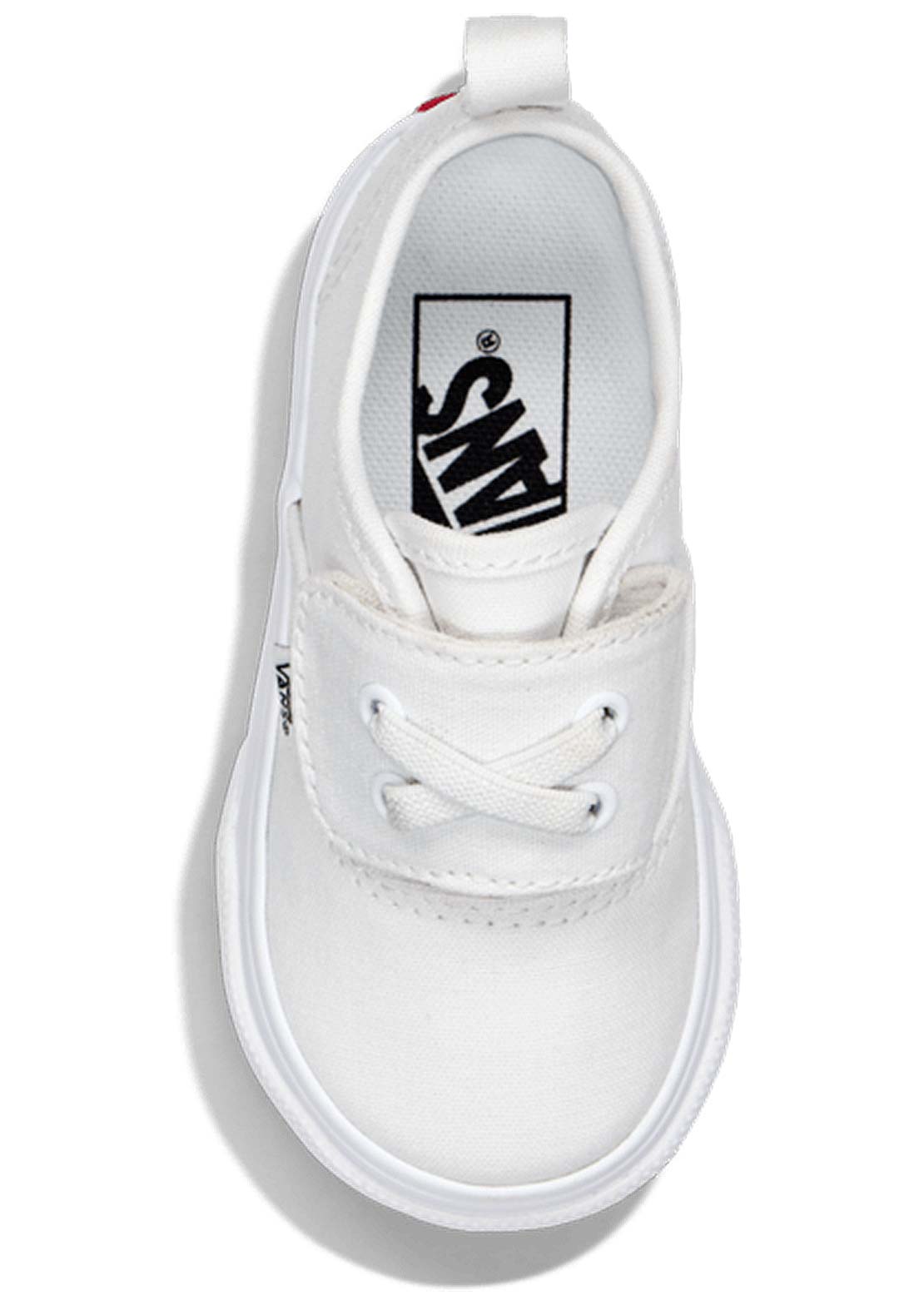 Vans Toddler Authentic Elastic V Shoes True White
