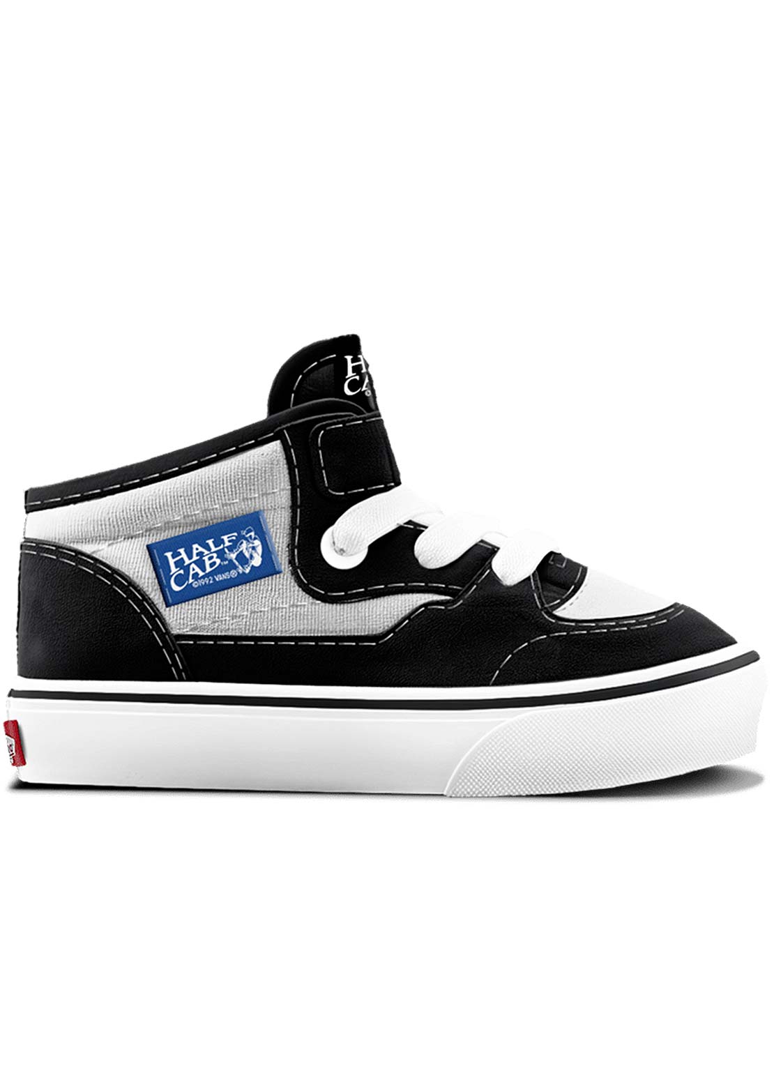 Vans Toddler Half Cab Decon Elastic Lace Shoes Black/Blue