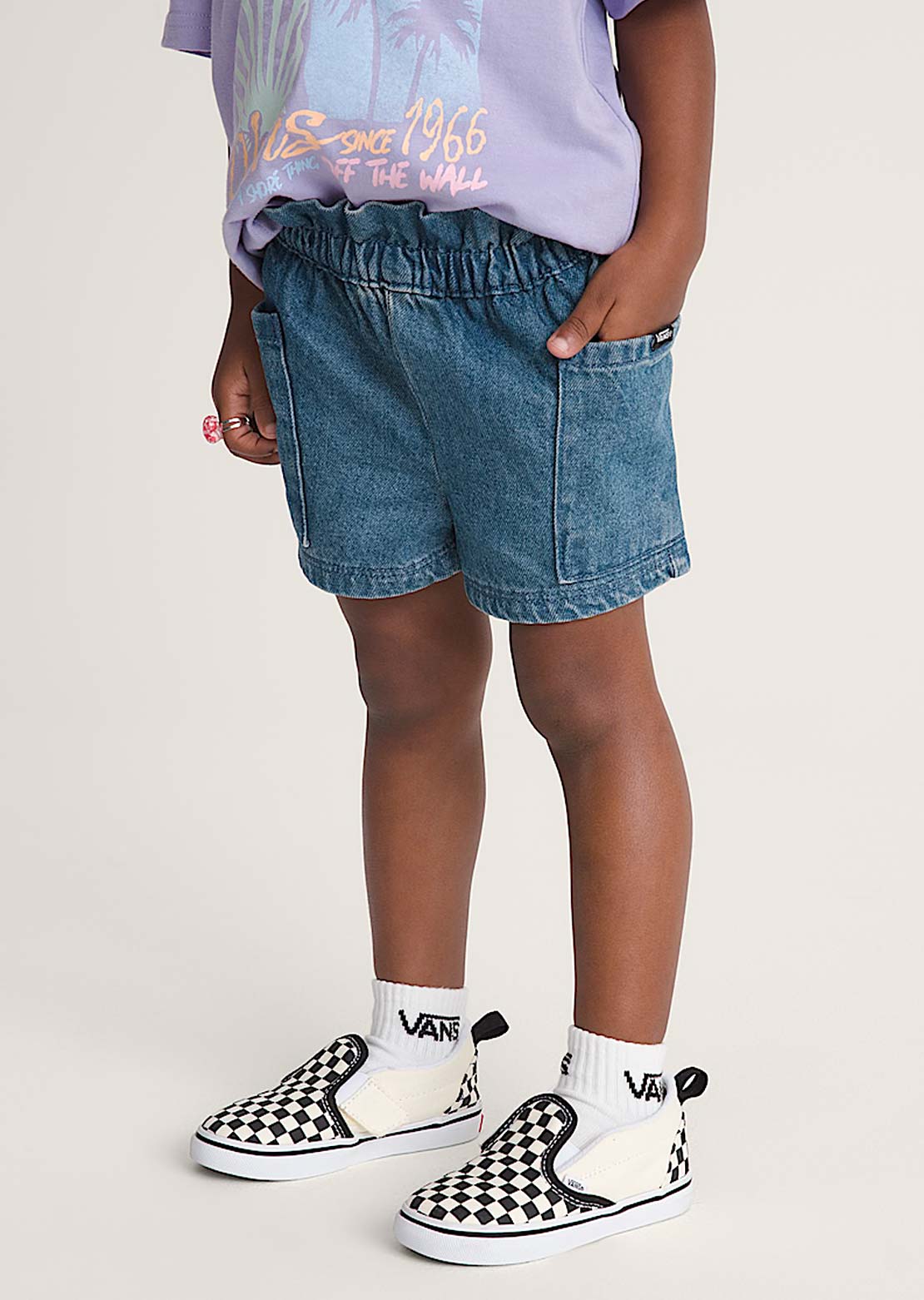 Vans Toddler Joy Ruffled E-Waist Shorts Vintage Indigo