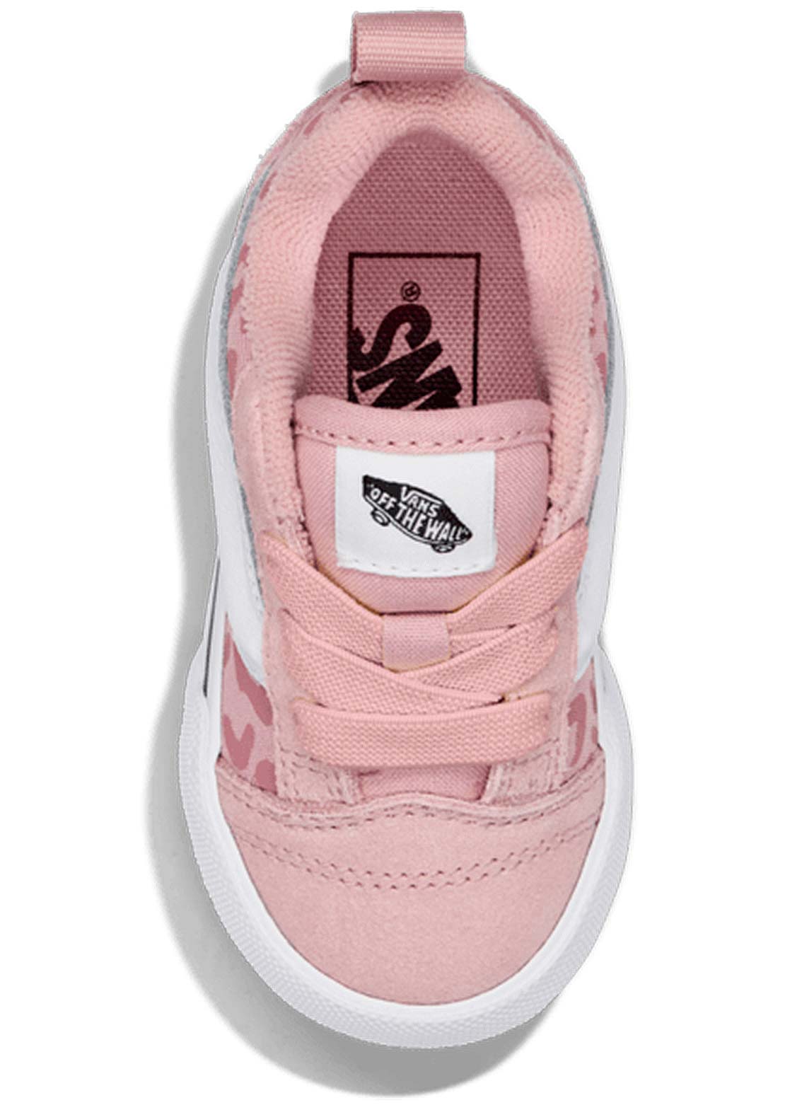 Vans Toddler KNU Skool Elastic Lace Shoes Leopard Misty Mauve