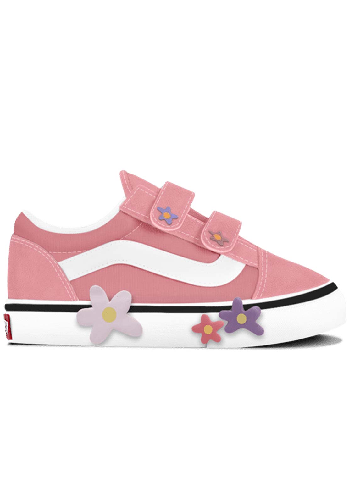 Vans Enfant Old Skool V Flower Chaussures