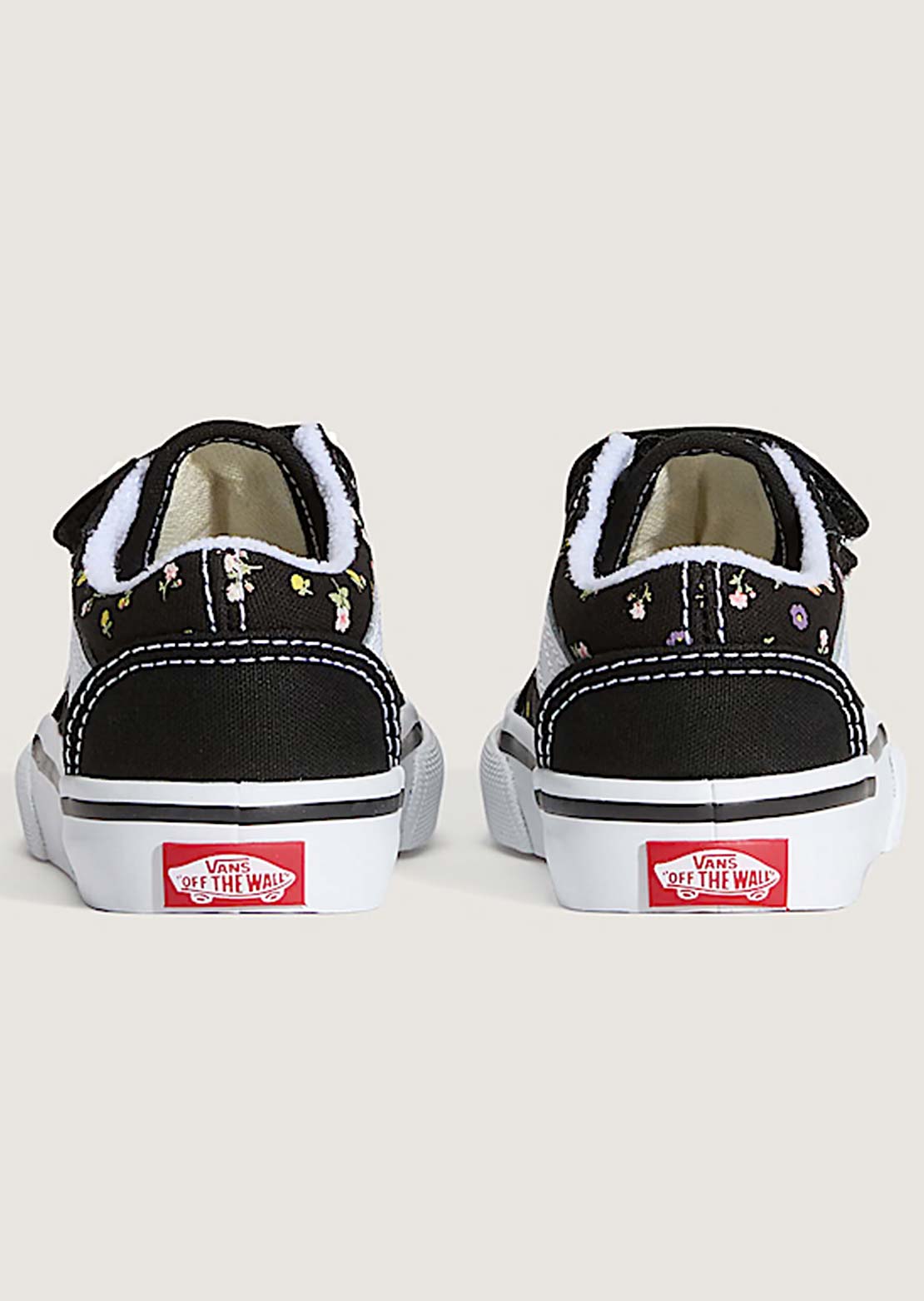 Vans Toddler Old Skool V Shoes Ditsy Floral Black/Sunset Blush
