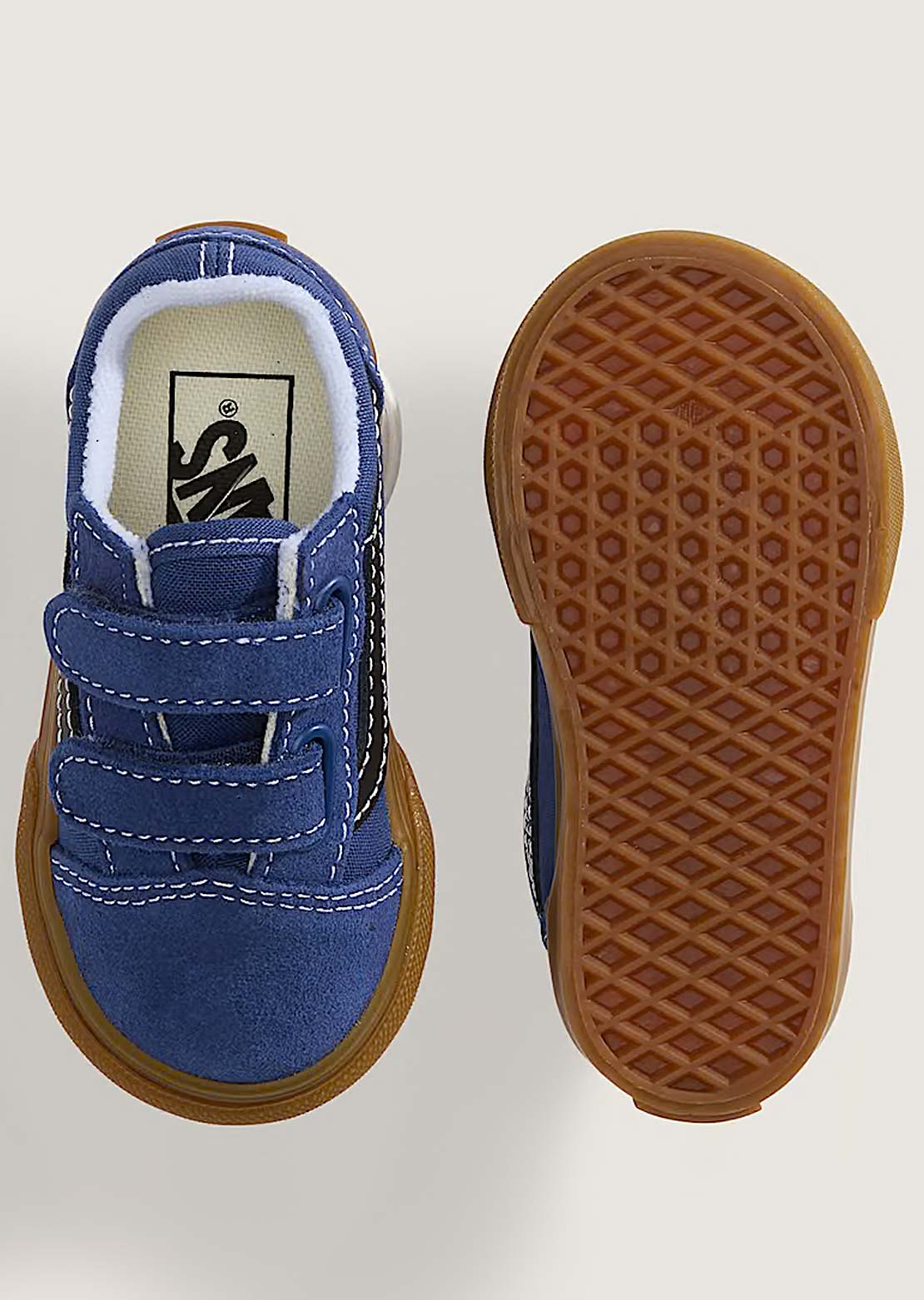 Vans Toddler Old Skool V Shoes Gum True Navy