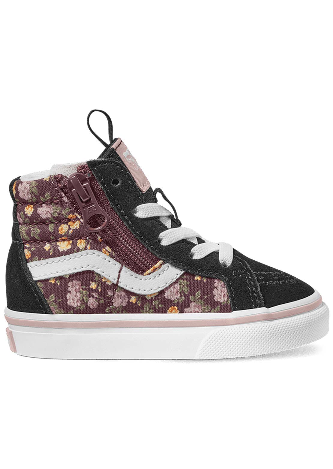 Vans Toddler Sk8-hi Reissue Side Zip Shoes Romantic Floral Black/Multi