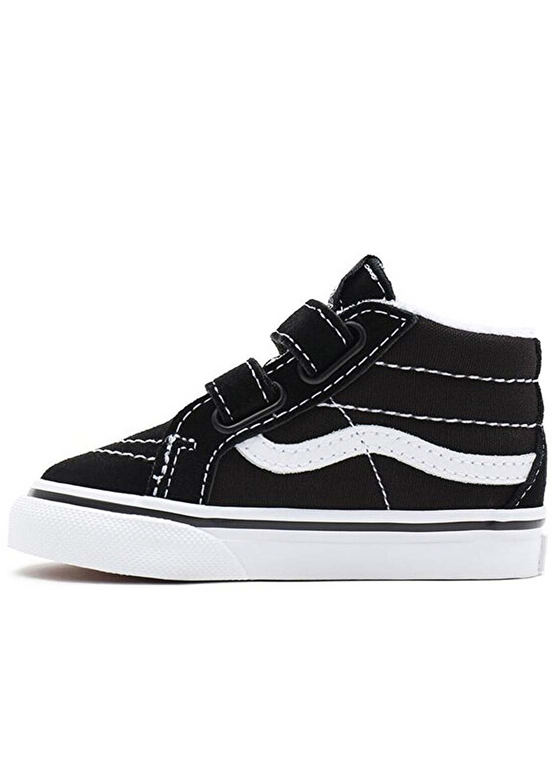 Vans Toddler Sk8-Mid Reissue V Shoes Black/True White