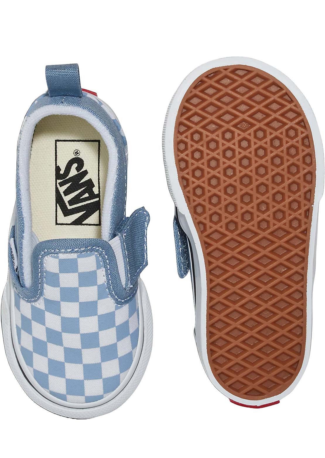 Vans Toddler Slip-on V Shoes Dusty Blue