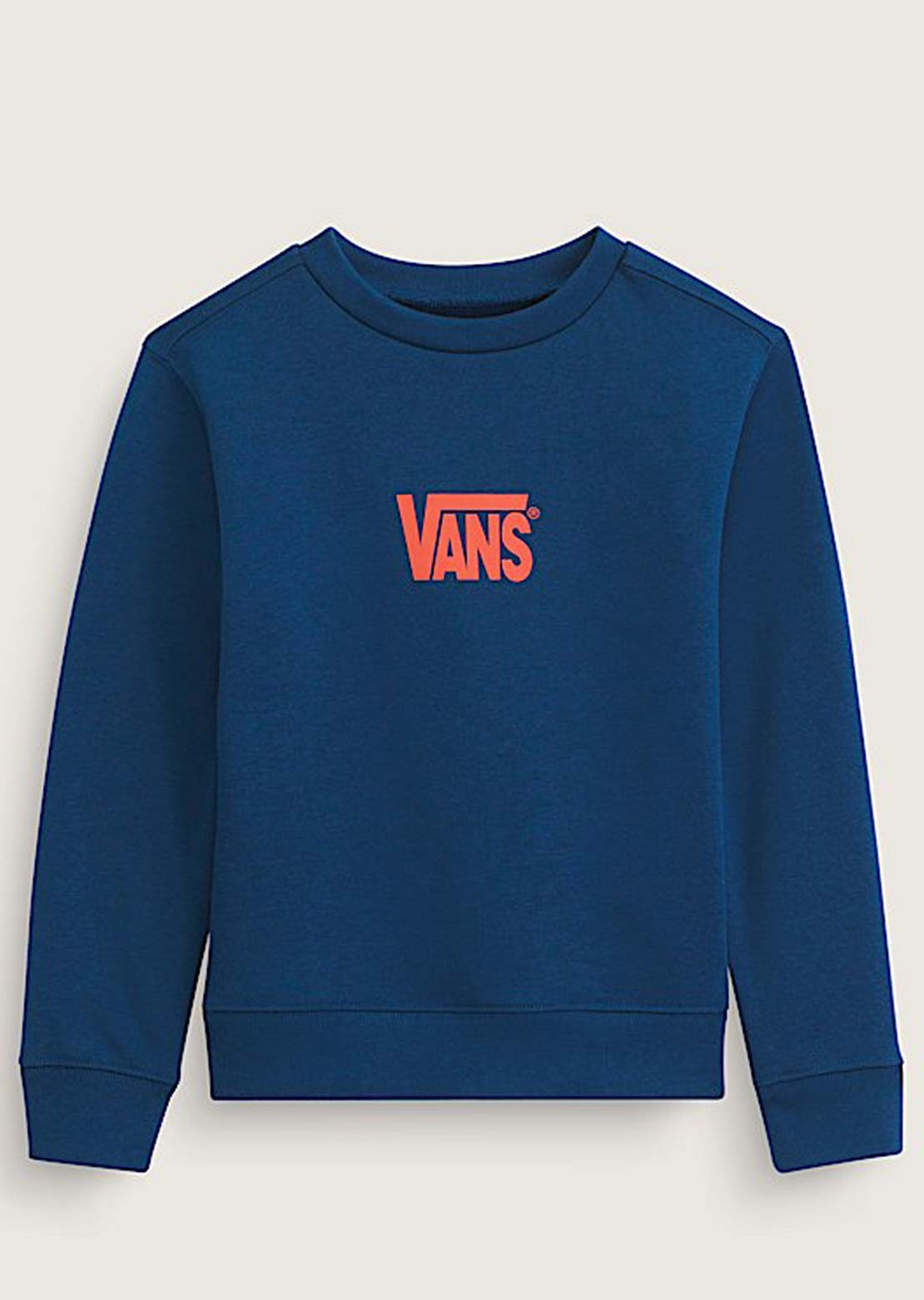Vans Toddler Stretch Logo Crewneck Sweatshirt Deep Indigo/Flame
