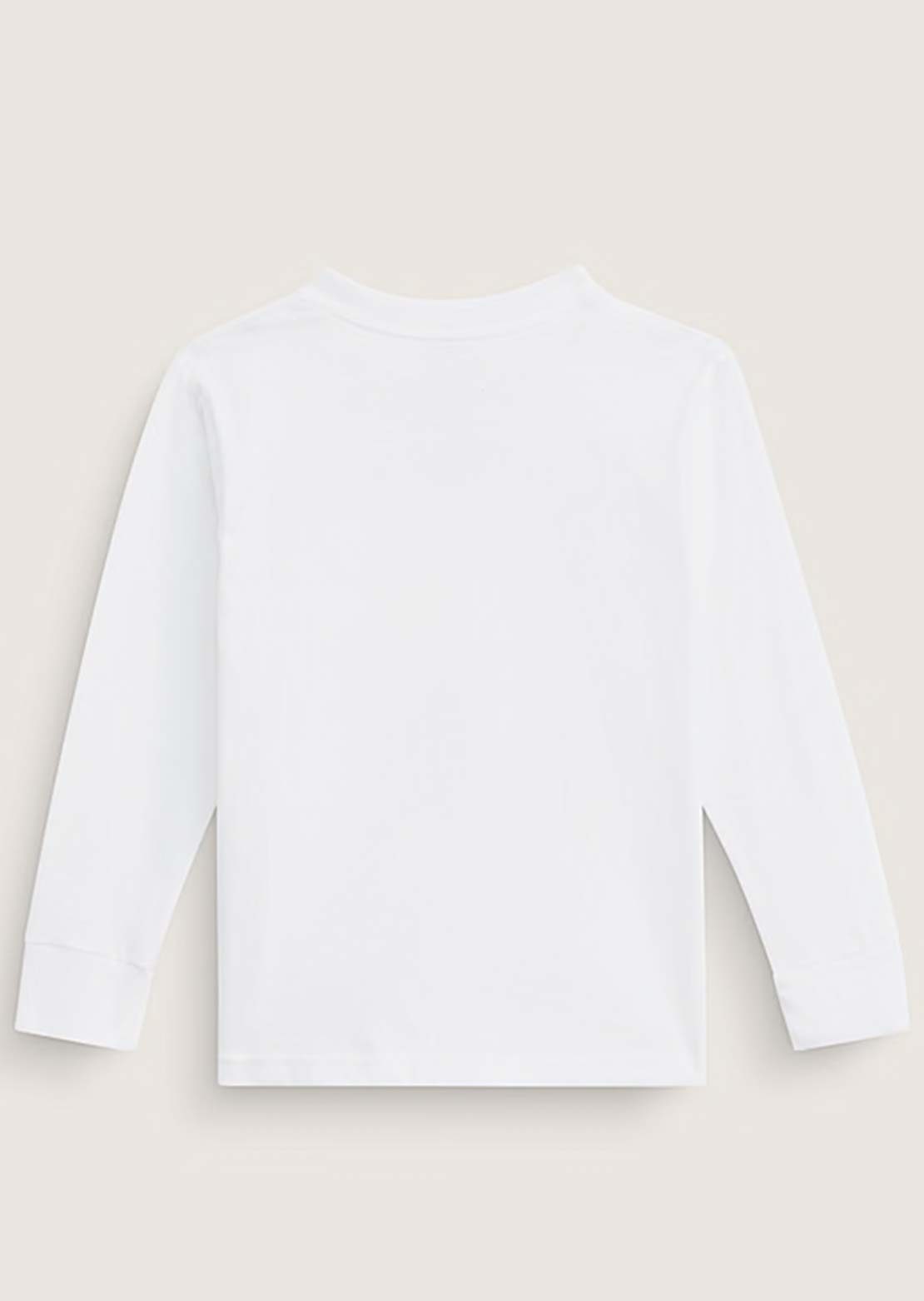 Vans Toddler Sun Dip Long Sleeve White
