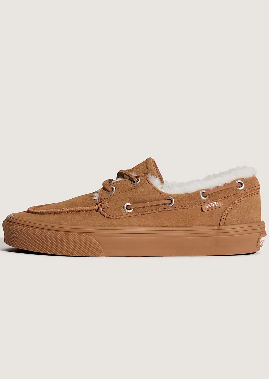 Vans Unisex 2-Eyelet Boat Shoes Sherpa Chipmunk