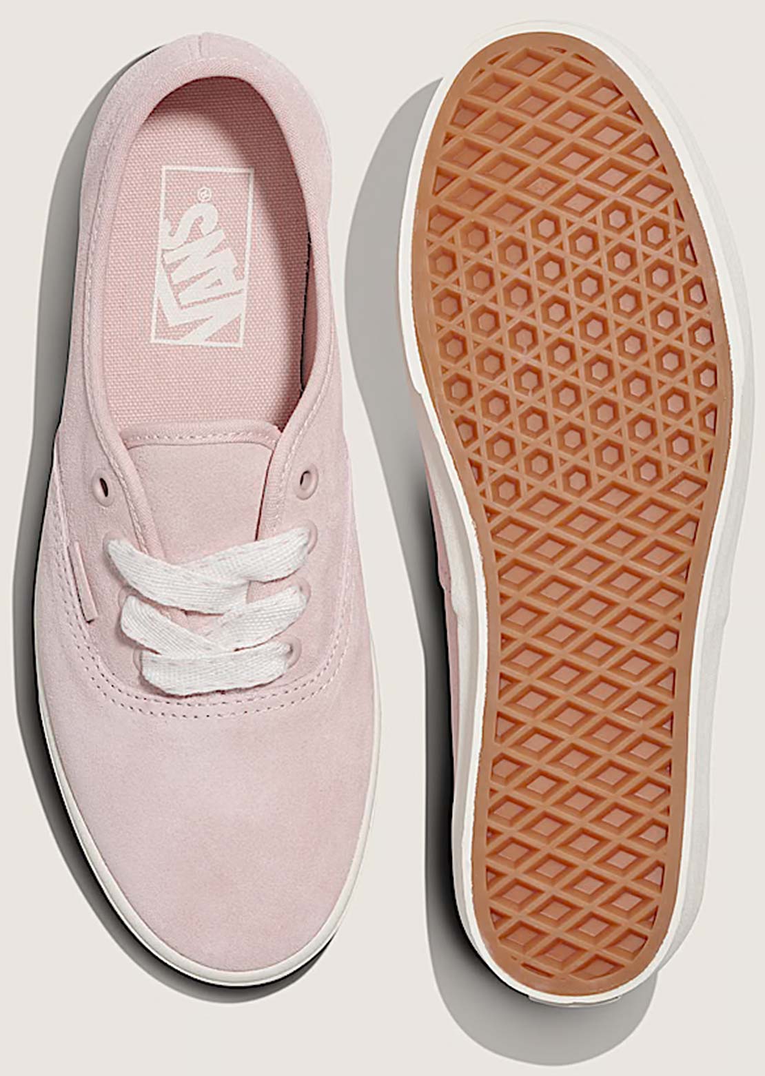 Vans Unisex Authentic Lowpro Shoes Stitch Lace Sepia Rose