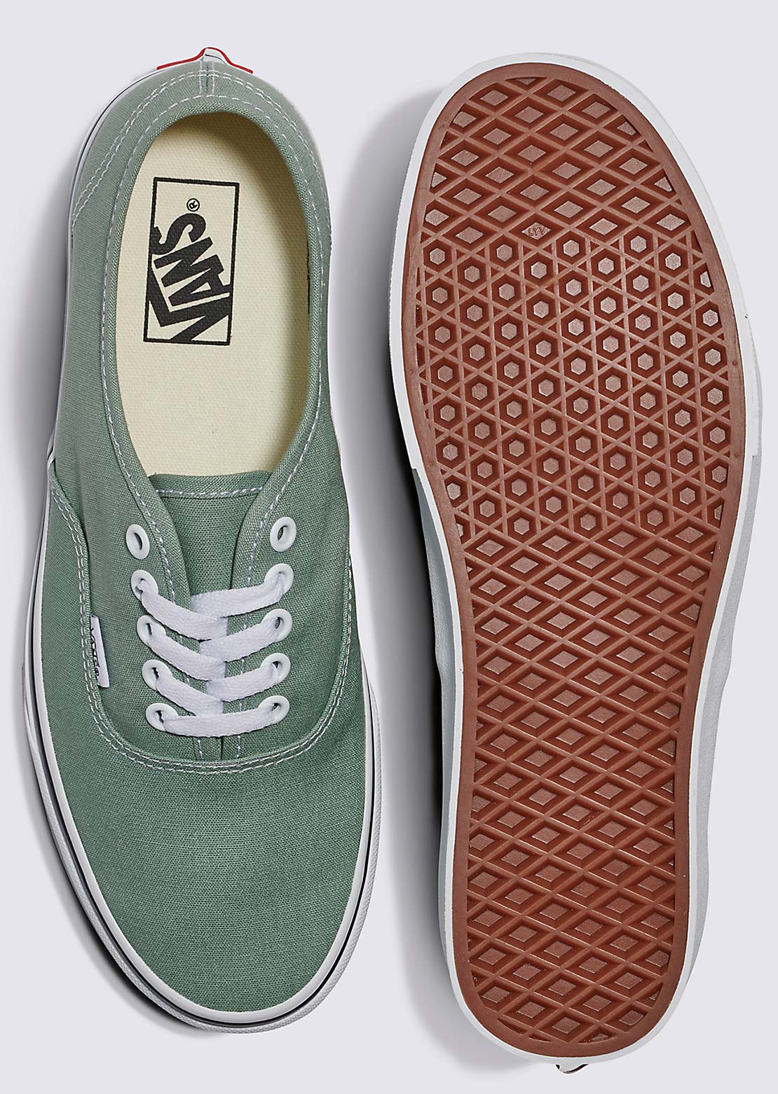 Vans Unisex Authentic Shoes Iceberg Green