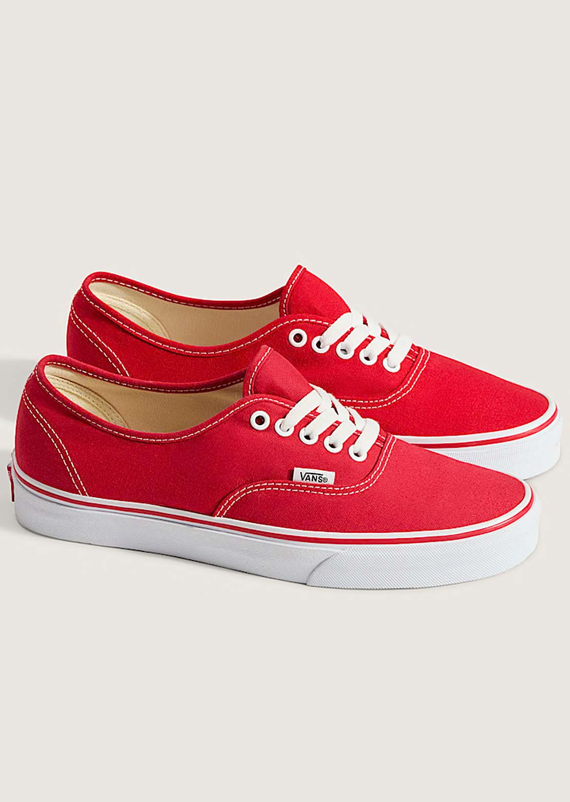 Vans Unisex Authentic Shoes Color Theory Tomato