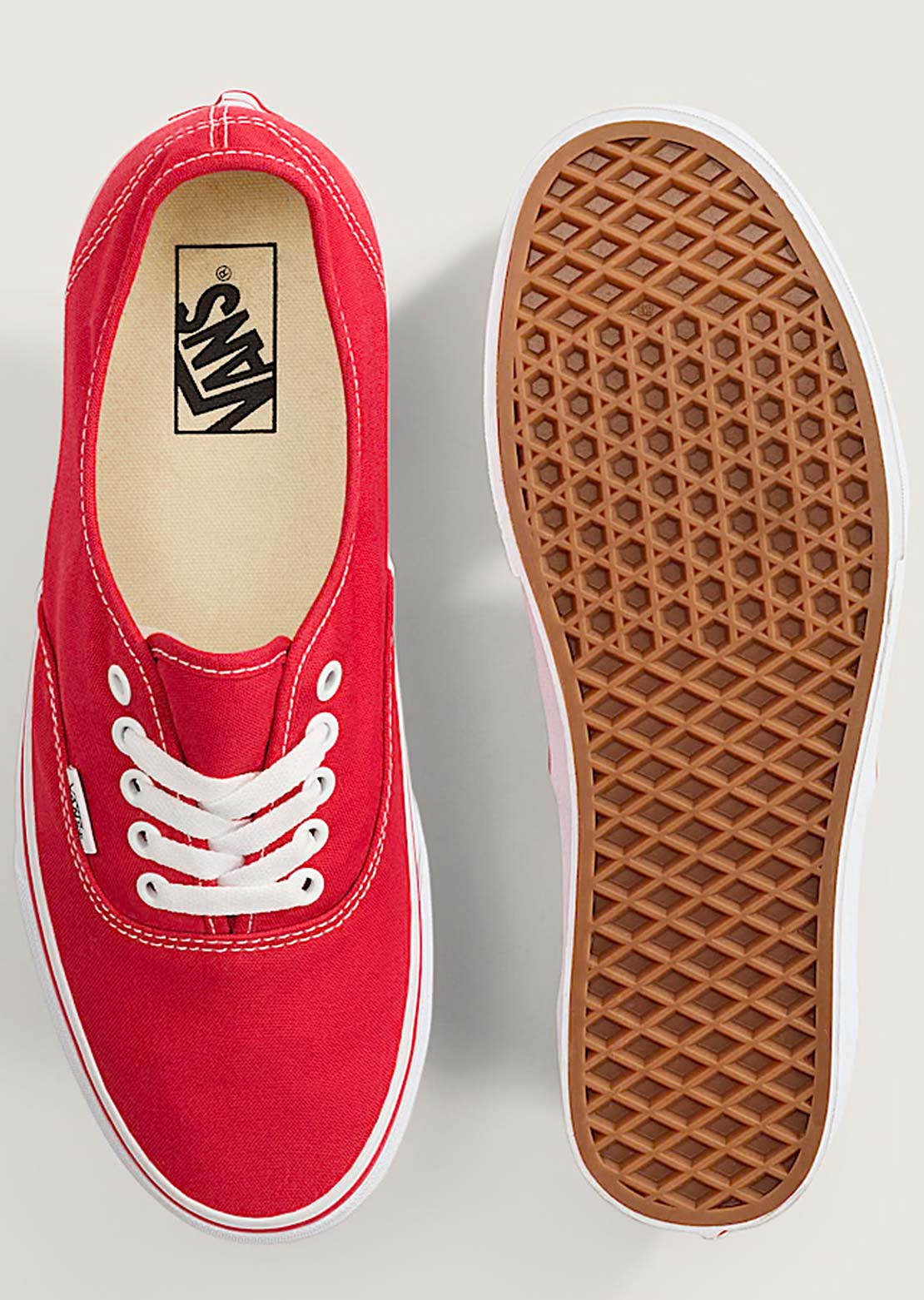 Vans Unisex Authentic Shoes Color Theory Tomato