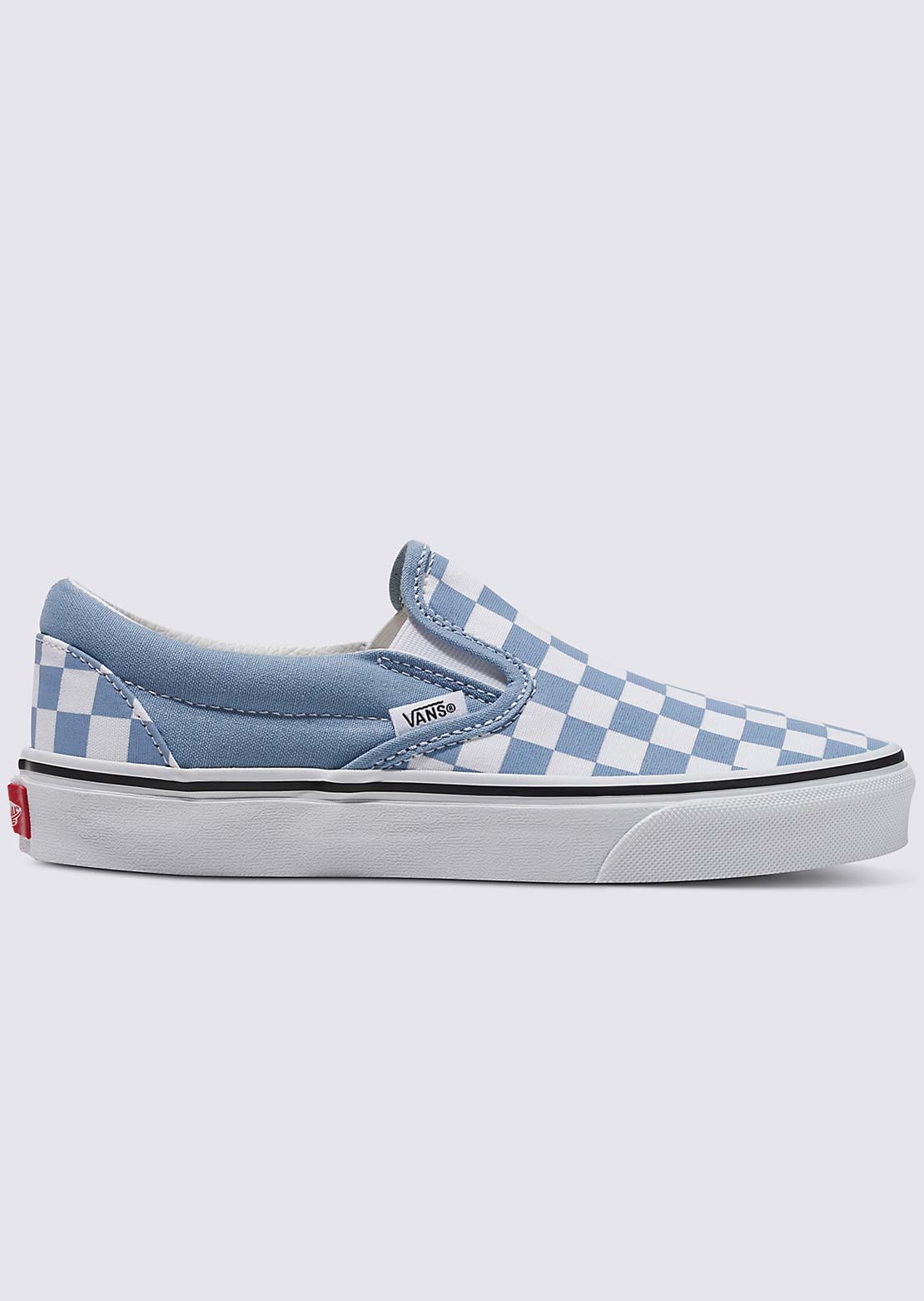 Vans Unisex Classic Slip-On Shoes Checkerboard Dusty Blue