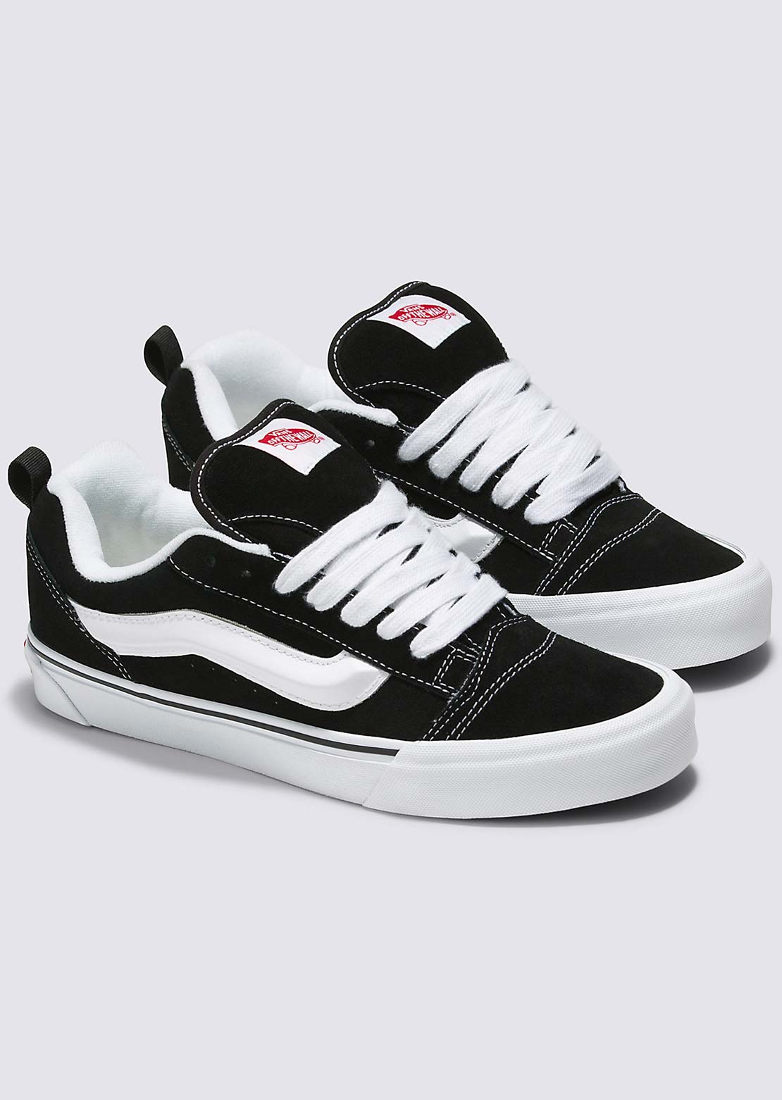 Vans Unisex KNU Skool Shoes Black/True White