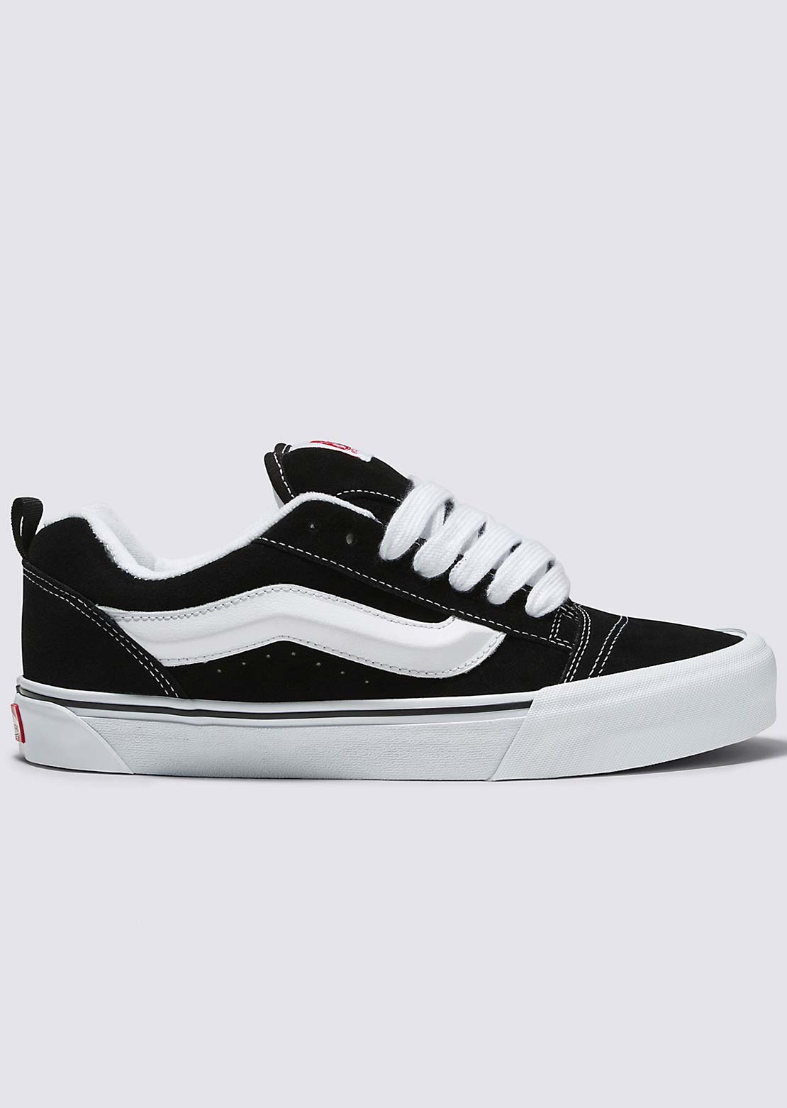 Vans Unisex KNU Skool Shoes Black/True White