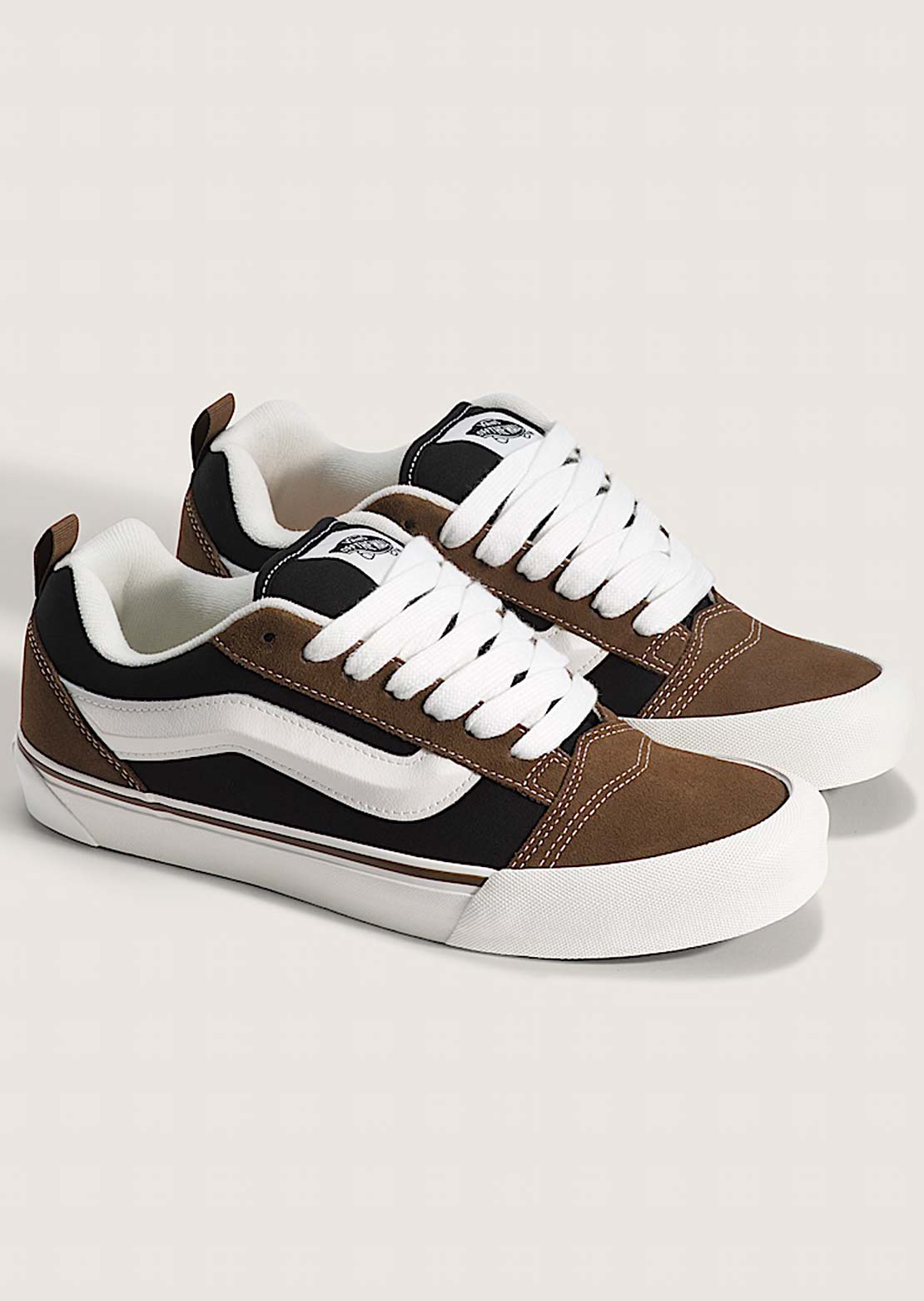 Vans Unisex Knu Skool Shoes Nineties Black/Brown