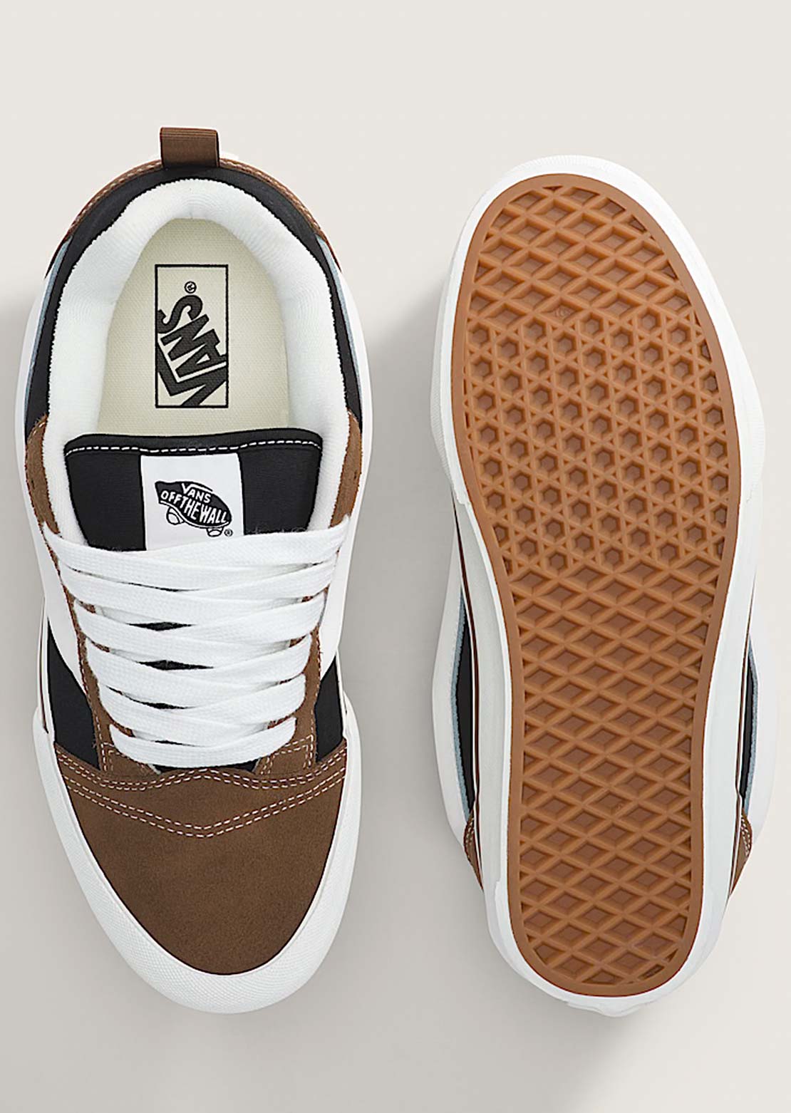 Vans Unisex Knu Skool Shoes Nineties Black/Brown