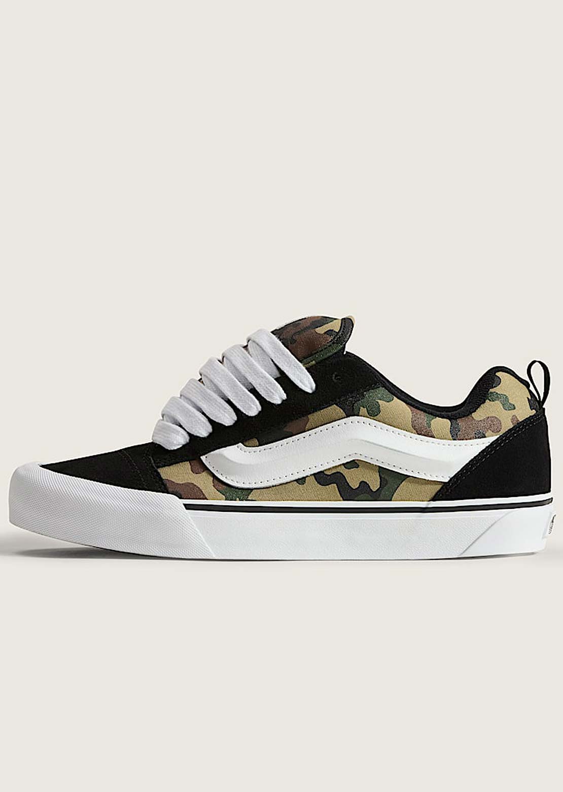 Vans Unisex Knu Skool Shoes Camo Black/Green