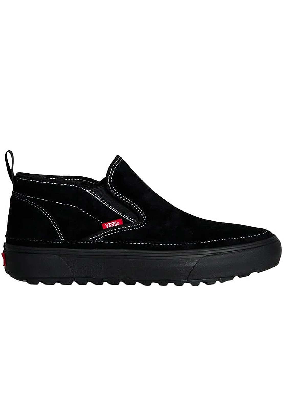 Vans Unisex Mid Slip MTE-1 Shoes Black/Black/Suede