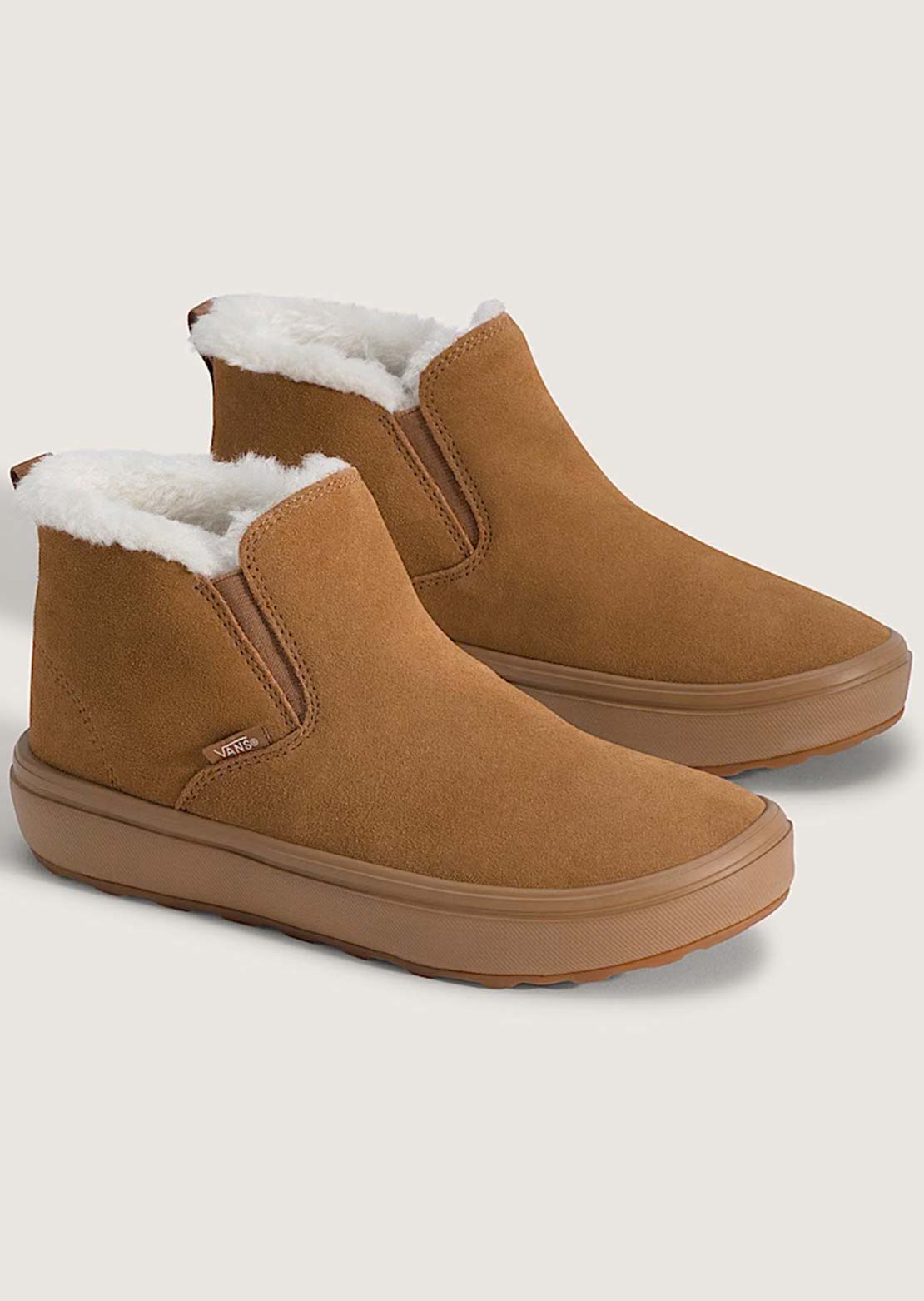 Vans Unisex Mid-Slip Platform Light Shoes Chipmunk