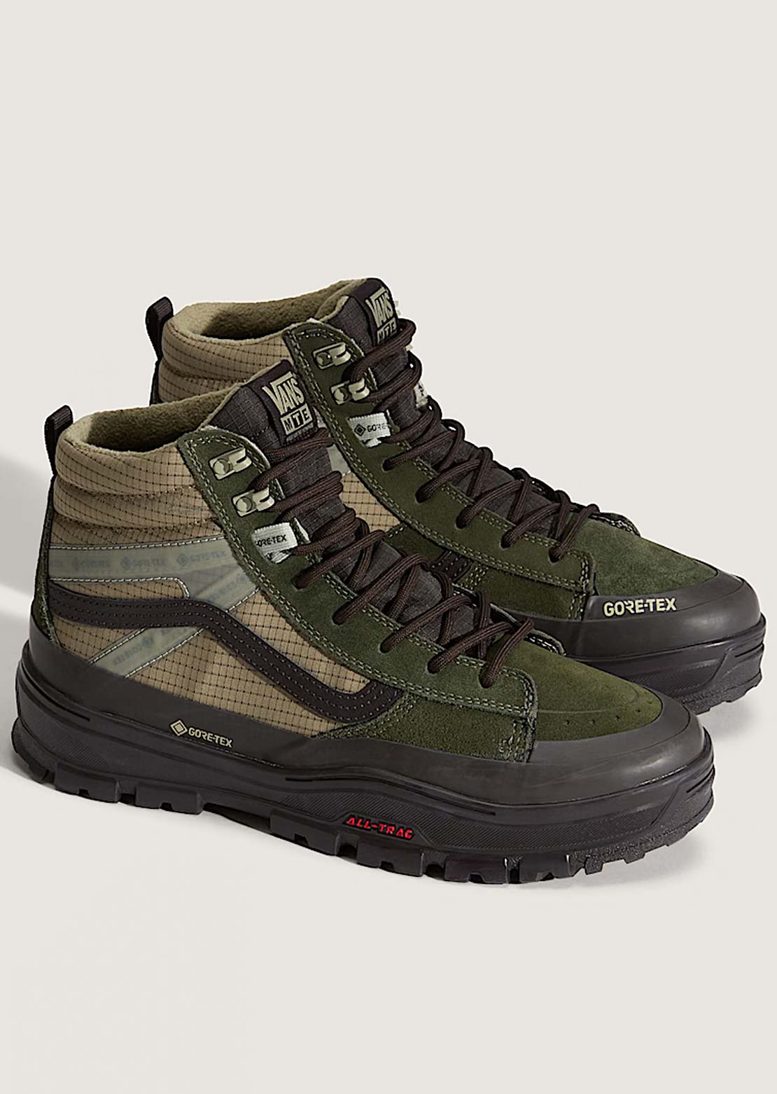Vans Unisex MTE SK8-HI GORE-TEX Insulated Boots Dark Green/Dark Brown