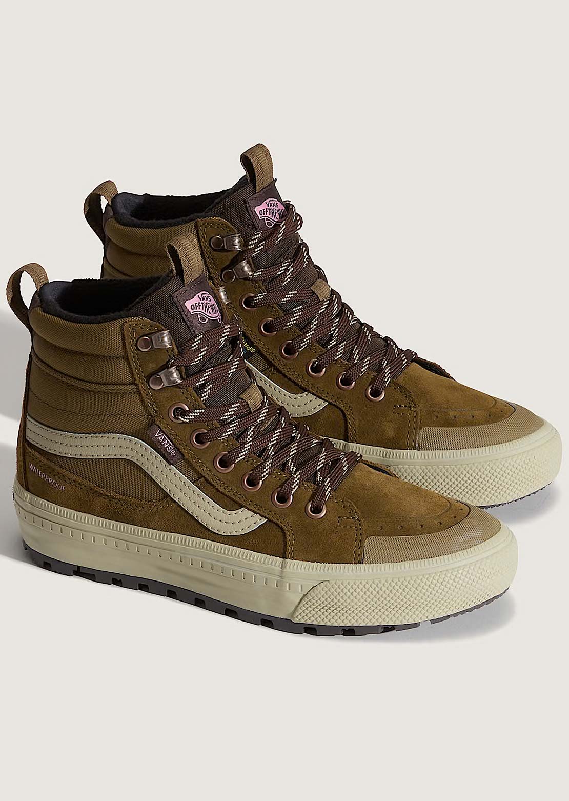 Vans Unisex MTE SK8-HI Waterproof Insulated Boots Brown/Pink