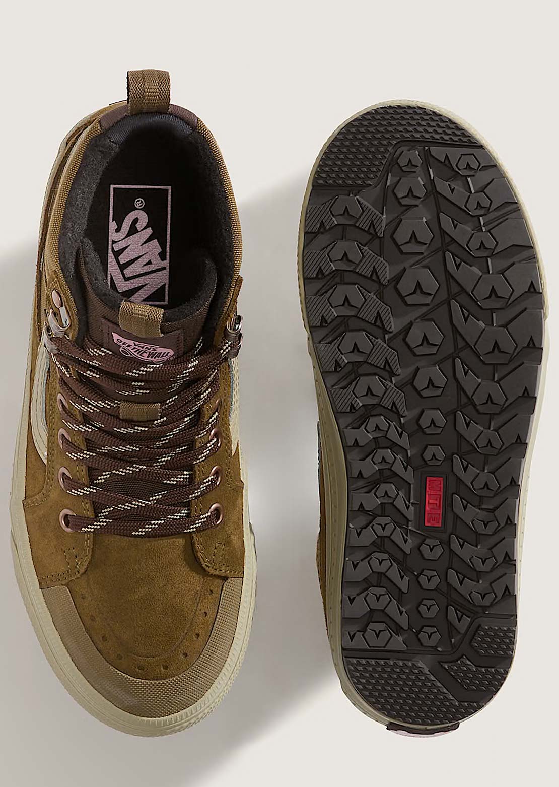 Vans Unisex MTE SK8-HI Waterproof Insulated Boots Brown/Pink