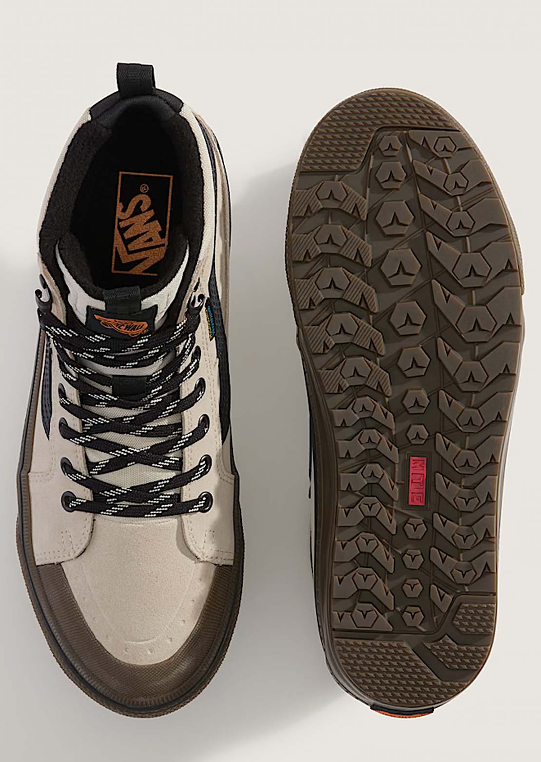 Vans Unisex MTE SK8-HI Waterproof Insulated Boots Oatmeal/Black