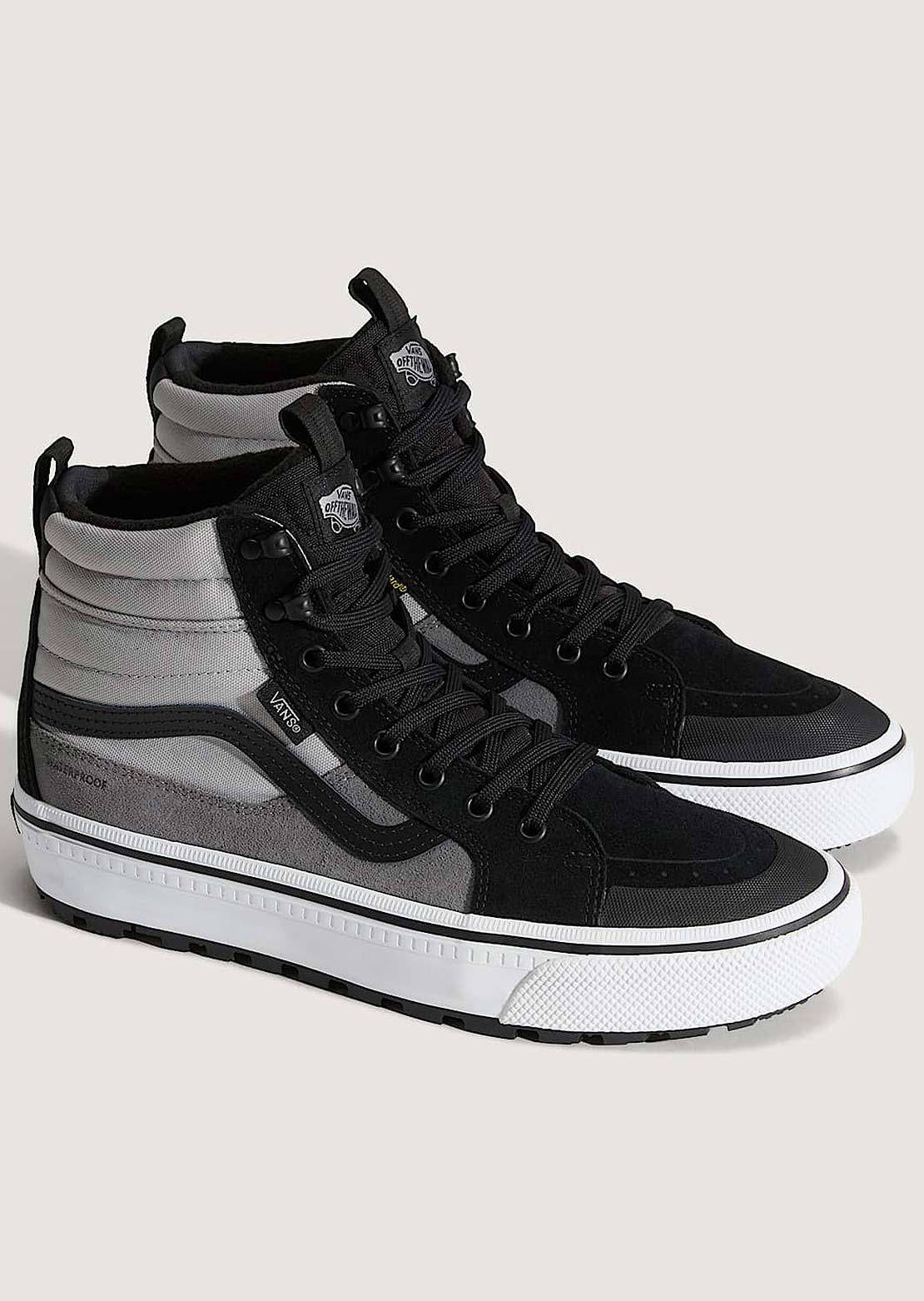 Vans Unisex MTE SK8-HI Waterproof Insulated Boots Gray Black