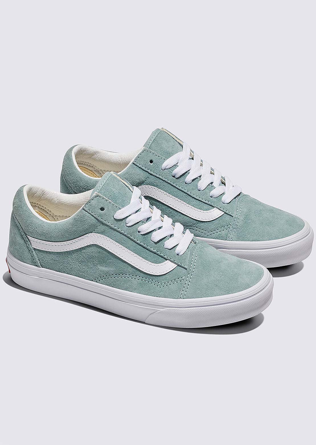 Vans Unisex Old Skool Shoes Pig Suede Gray Mist