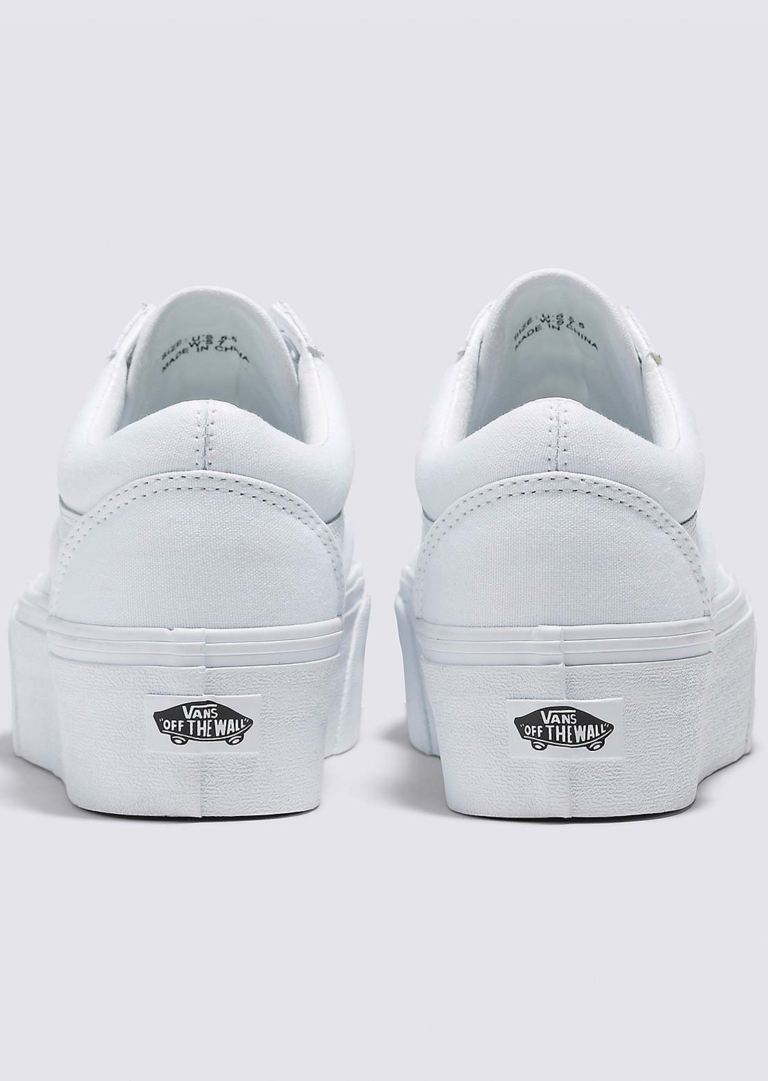 Vans Unisex Old Skool Stackform Shoes True White