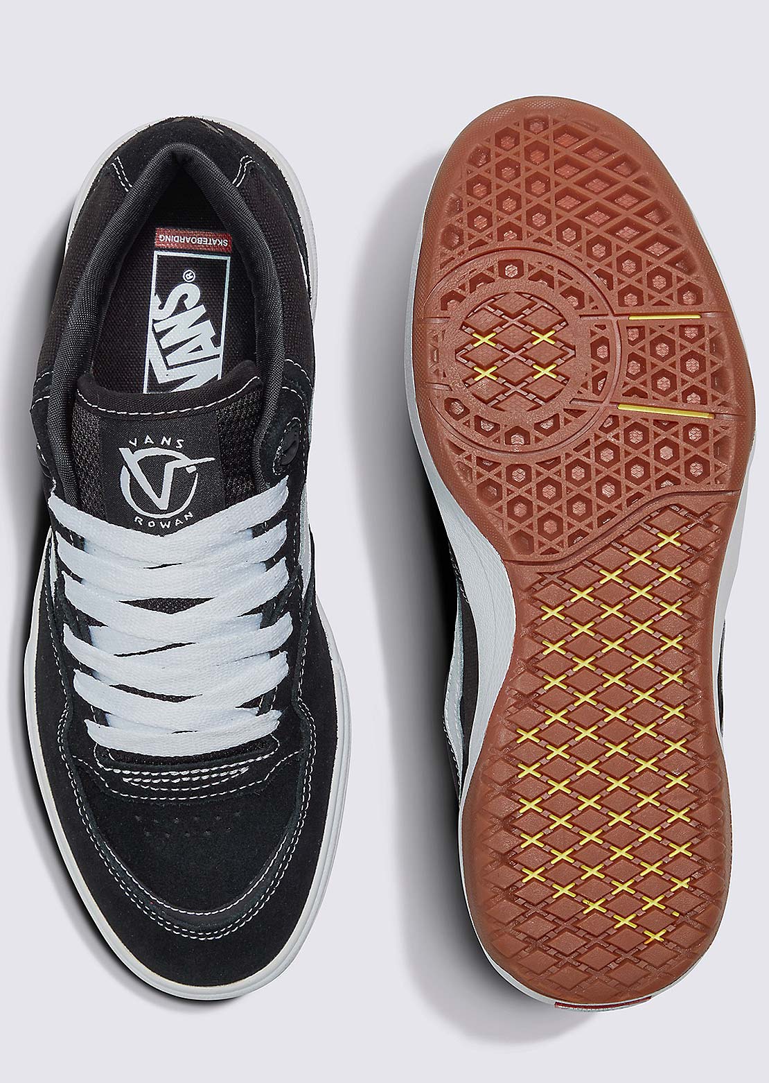 Vans Unisex Rowan 2 Shoes Black/White